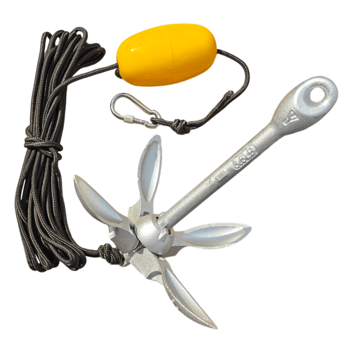 Folding Grapnel Anchor Unknown 3.5 lb Silver 