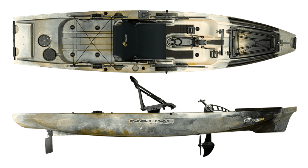 Slayer Propel 12.5 MAX Kayak Kayaks Native Watercraft Hidden Oak 