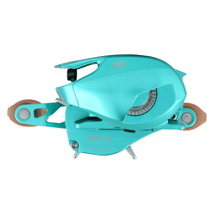 Bates - "Limited-Edition Glades Green" Salty Hundo Low-Profile Baitcast Reel Fishing Reel Bates Fishing Co 