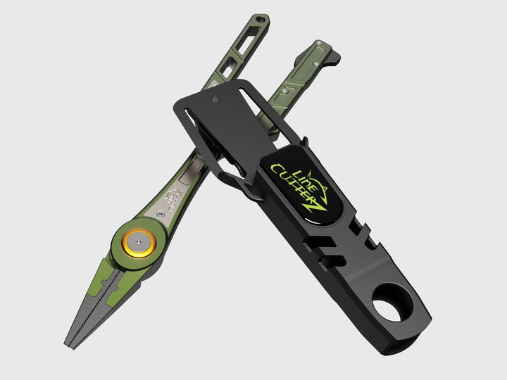 Line Cutterz Elite Deep Reach 12-Inch Fishing Pliers with Retractable Ceramic Line Cutter