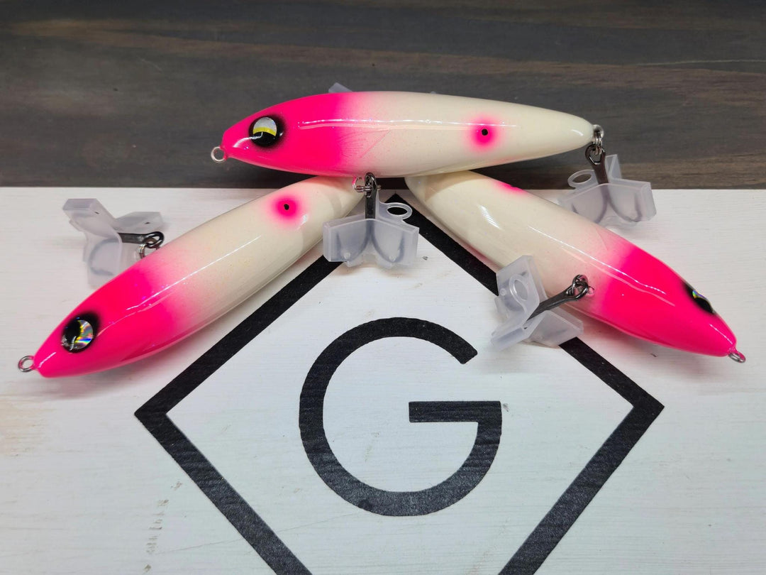Diamond G Custom Baits - Skitter Walk Lure Diamond G Custom Baits Pink Bonehead 