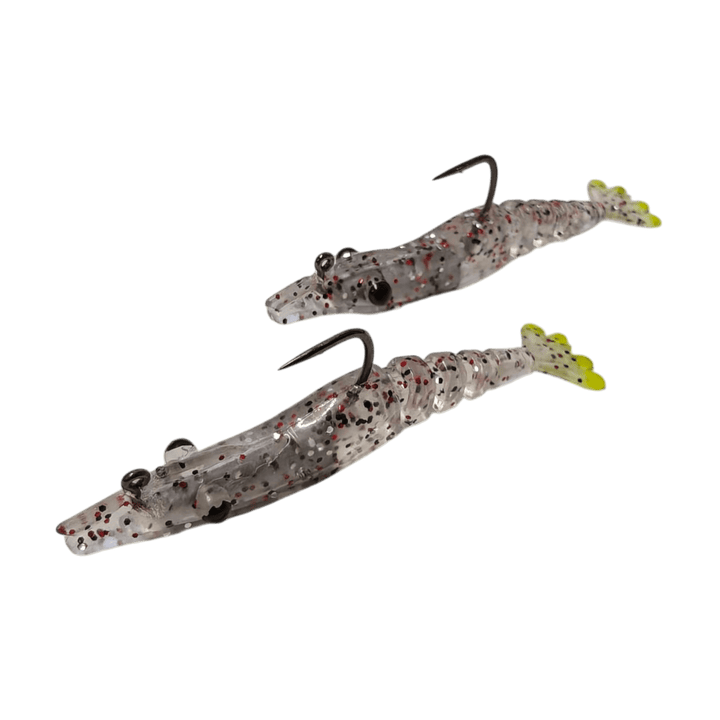 Marker 54 Shrimplets - Soft Plastic Shrimp Lure - 2.5" 4pk Lure Marker 54 Ragin Cajun 