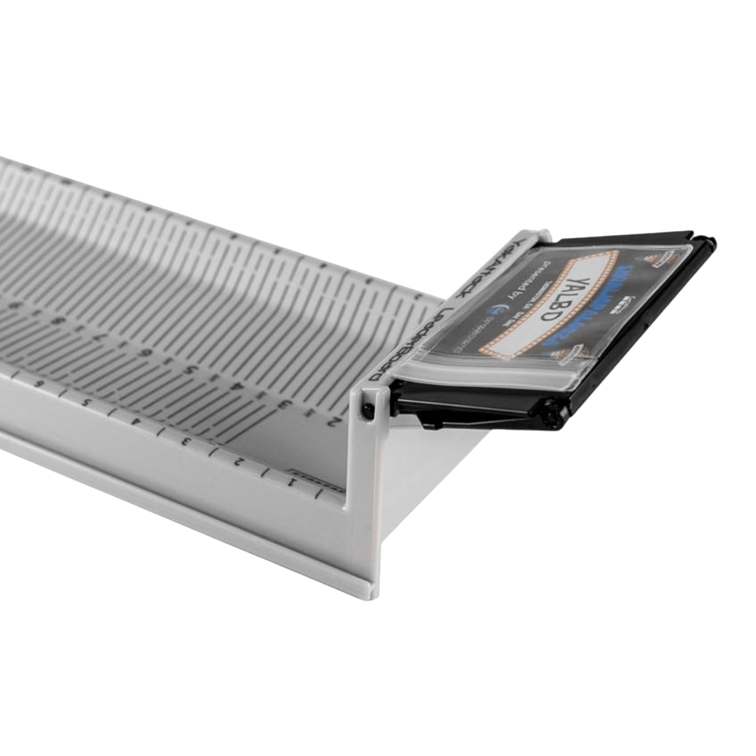 LeaderBoard - 28" Measuring Board with Built-In Identifier Holders and Cull Tabs, Overcast Grey YakAttack 