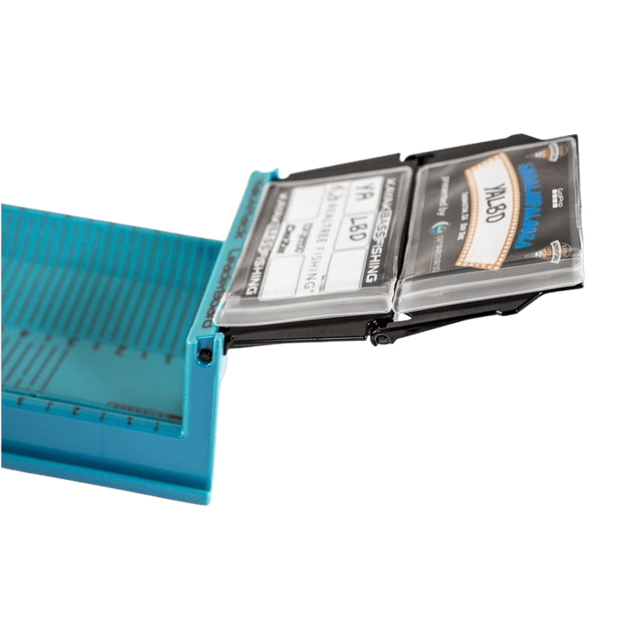 LeaderBoard - 28" Measuring Board with Built-In Identifier Holders and Cull Tabs, Glacier Blue YakAttack 