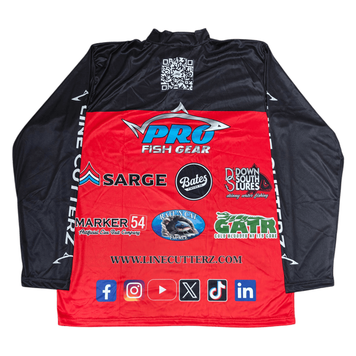 Line Cutterz™ Performance Fishing Jersey Shirts Line Cutterz 