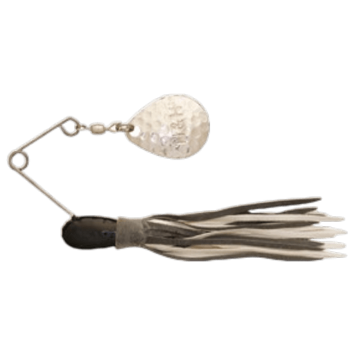 Original H&H Spinner Lure Lure H&H Lure Company Black/Black/White Single Spinner 