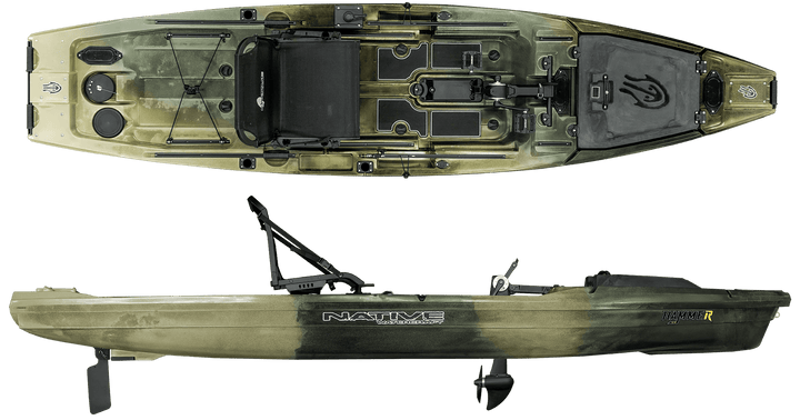 Hammer 1210 Kayak Kayaks Native Watercraft Hidden Oak 