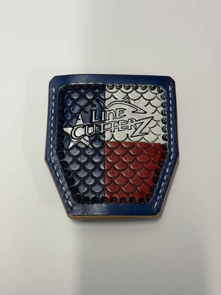 "Limited-Edition" Line Cutterz Elite Pliers with Leather Sheath Tools Line Cutterz Aluminum Split Ring Tip Texas Flag #60 