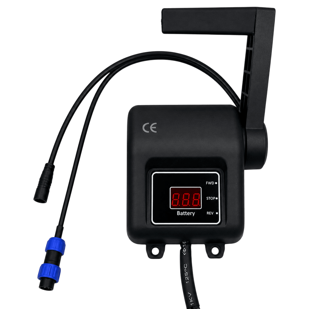 Pro Fish Gear Drop-In Electric Pod Motor System – 12V/24V Hand Throttle Motor for Fin Stalker & Fin Finder Kayaks Vessels Line Cutterz 