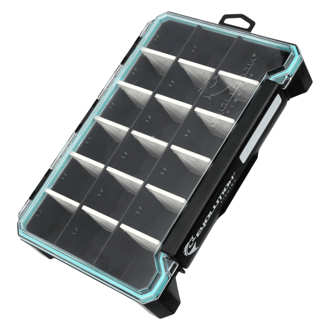 Evolution Fishing BallistiX 3.7 Tackle Tray - Wasserdichte Köderbox Mit Trennwänden