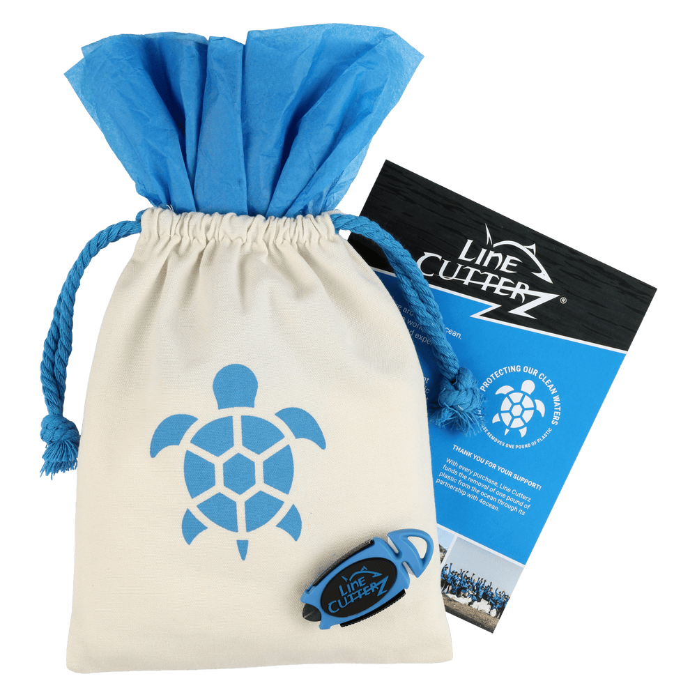 Line Cutterz x 4ocean Conservation Blue Dual Hybrid Micro Scissors Micro Scissors Line Cutterz 