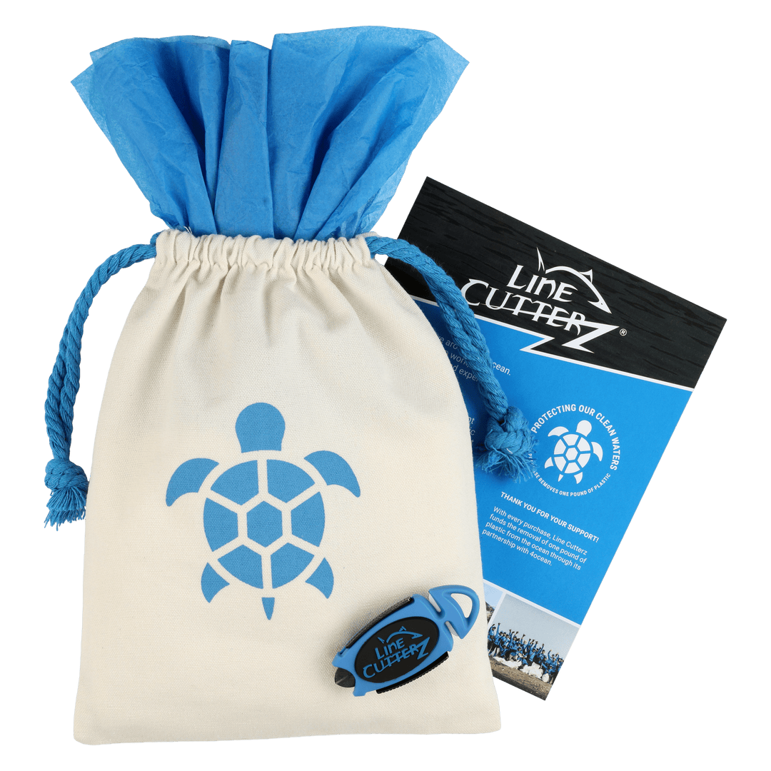 Line Cutterz x 4ocean Conservation Blue Dual Hybrid Micro Scissors Micro Scissors Line Cutterz 