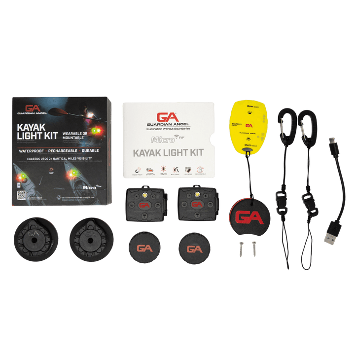 Guardian Angel Kayak Safety Light Kit with Remote Guardian Angel Devices 