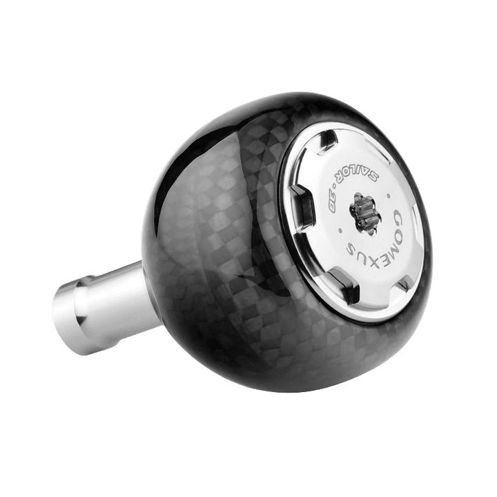 Gomexus Carbon Reel Power Knob 38mm FA38 Reel Parts Gomexus Black/Silver 38mm 
