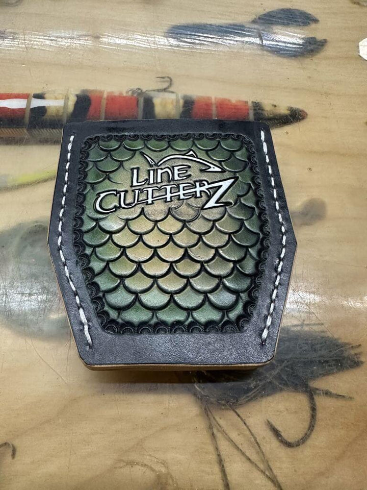 "Limited-Edition" Line Cutterz Elite Pliers with Leather Sheath Tools Line Cutterz Green #22 