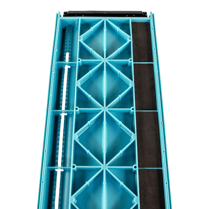 LeaderBoard - 28" Measuring Board with Built-In Identifier Holders and Cull Tabs, Glacier Blue YakAttack 