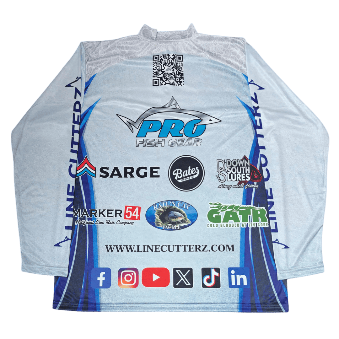 Line Cutterz™ Performance Fishing Jersey Shirts Line Cutterz 