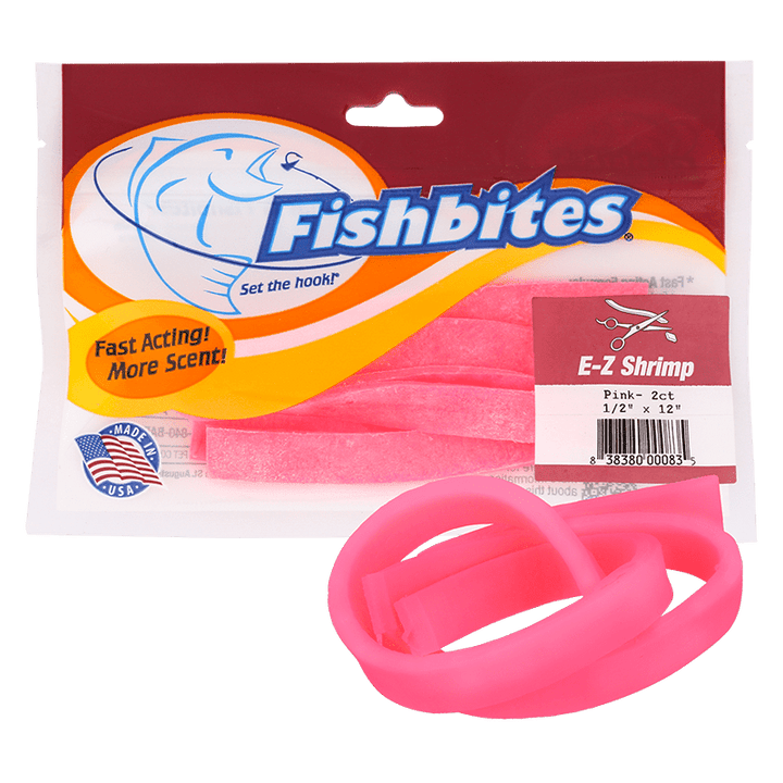 Fishbites Fast Acting E-Z Shrimp Lure Fishbites Pink 