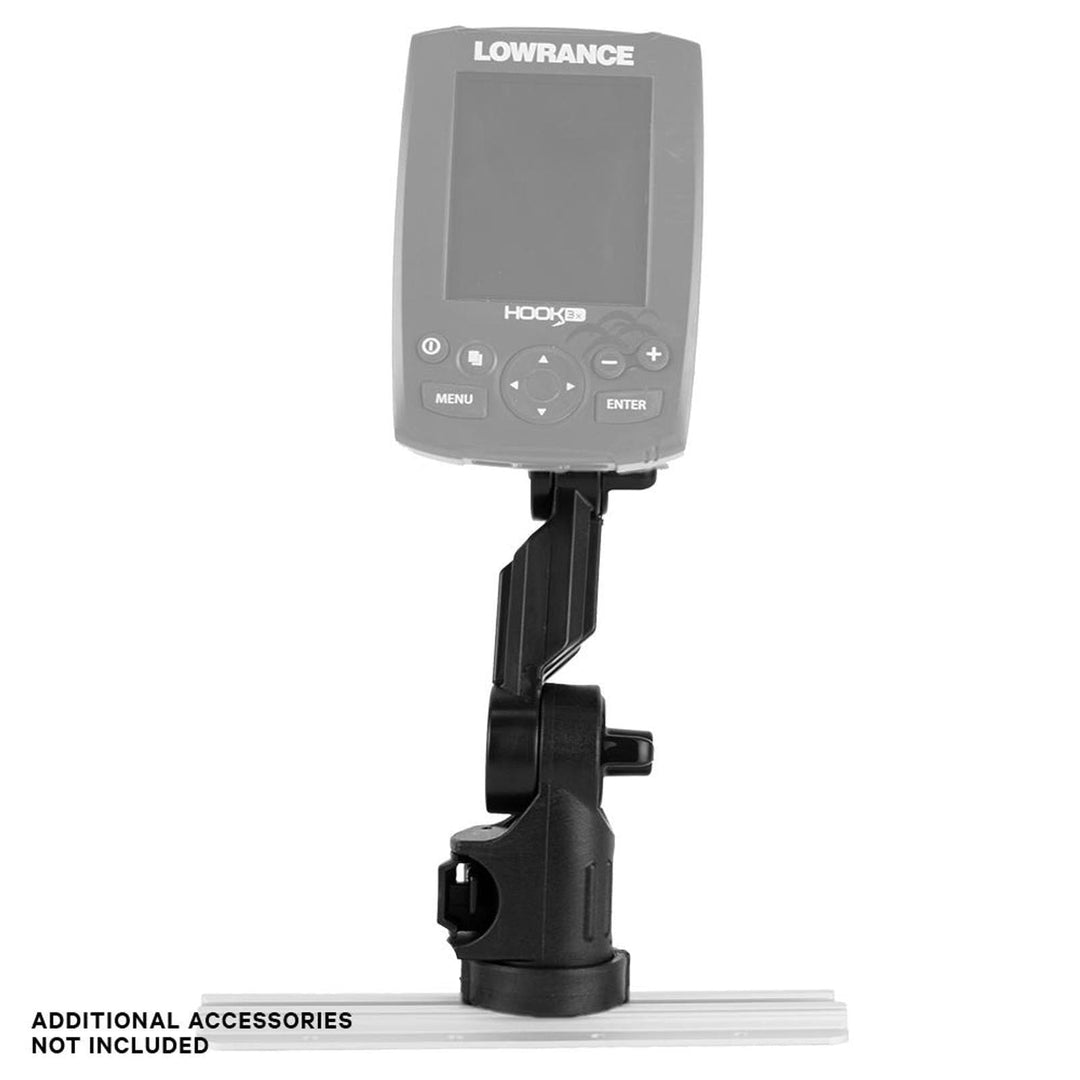YakAttack - Lowrance Fish Finder Mount with Track Mounted LockNLoad Mounting System Line Cutterz 