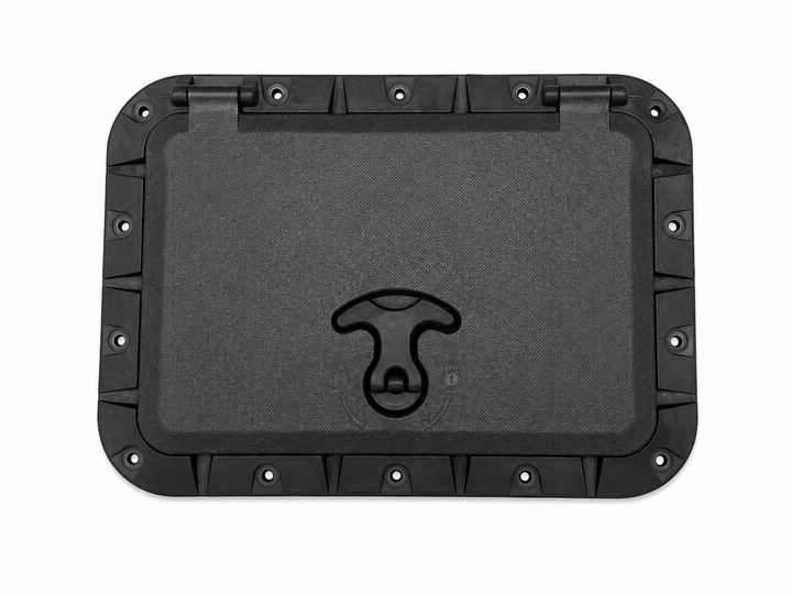 Fin Stalker Rectangular Floor Storage Hatch with Housing & Twist Lock