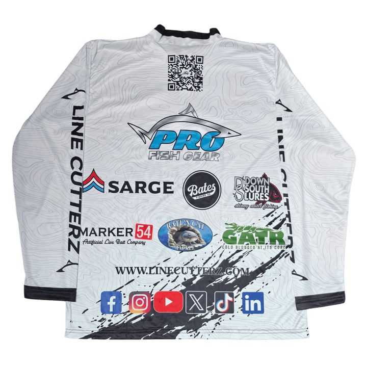 Line Cutterz™ Performance Fishing Jersey Shirts Line Cutterz 
