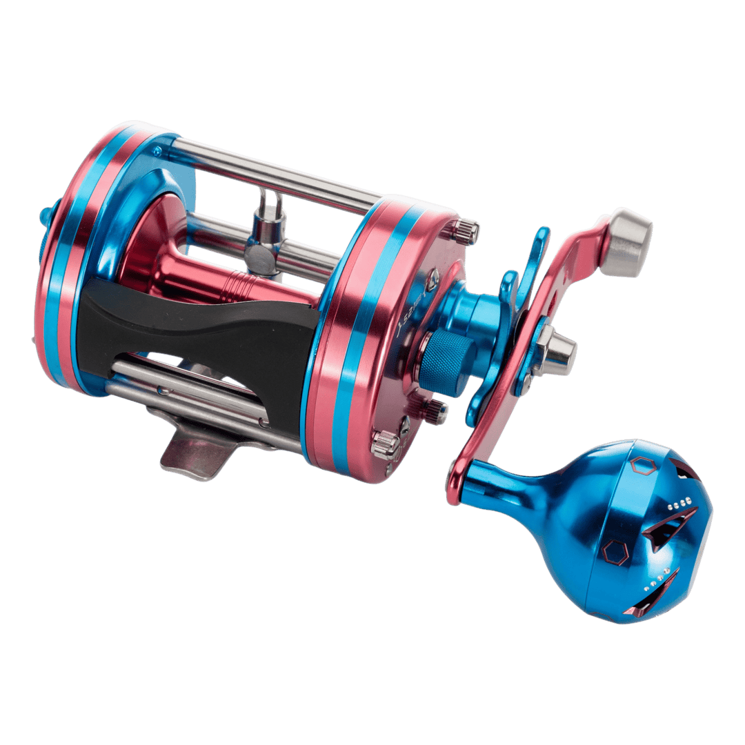 Mad Katz Genesis 6750 Level Wind Round Baitcast Reel Mad Katz Right-Hand Kotton Kandy 