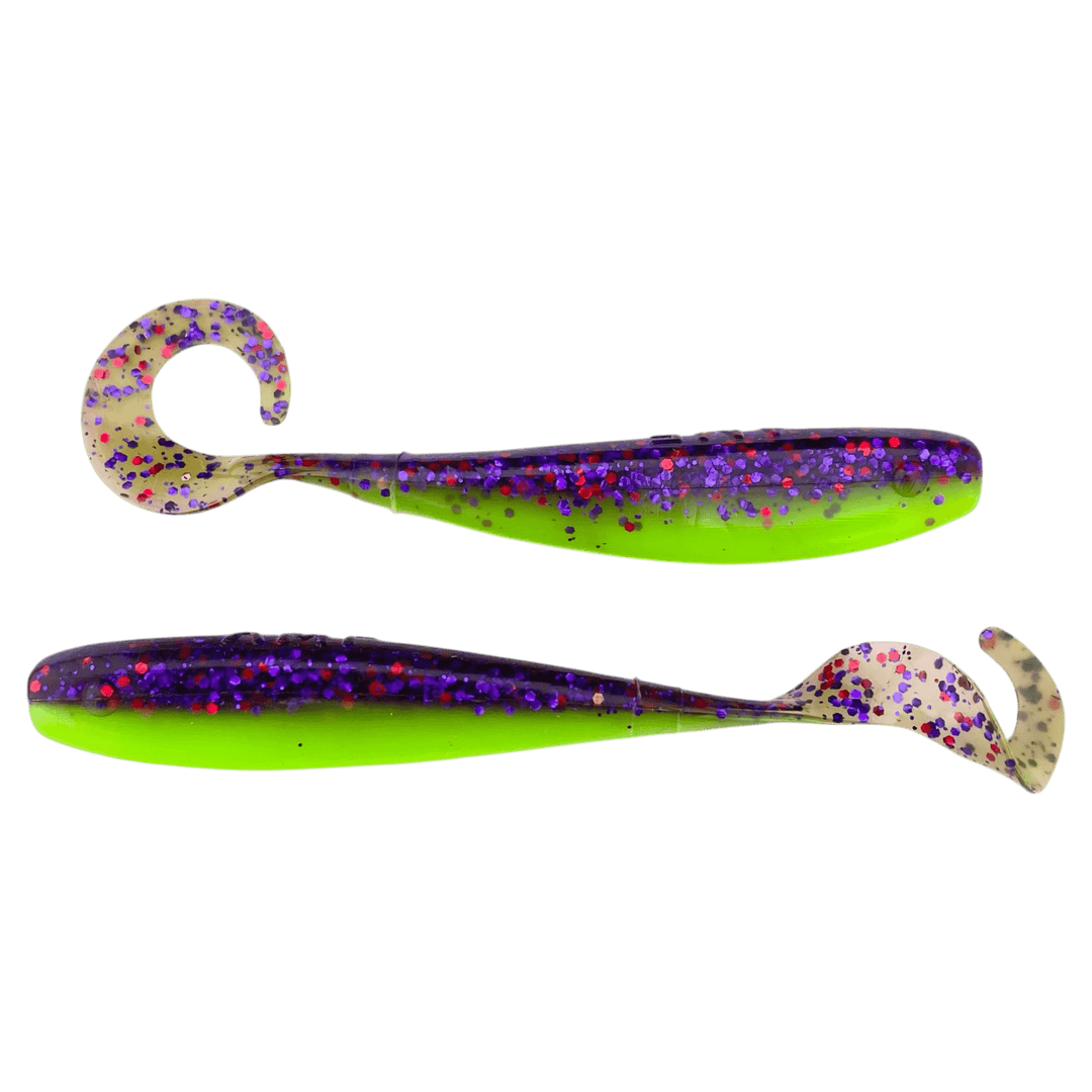 A.M. Fishing - Garlic Infused Soft Plastics Lure A.M. Fishing 4in - 8pk OG Purple Haze 