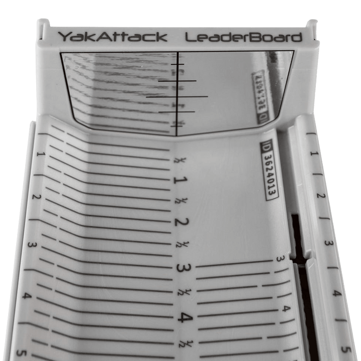 LeaderBoard - 28" Measuring Board with Built-In Identifier Holders and Cull Tabs, Overcast Grey YakAttack 