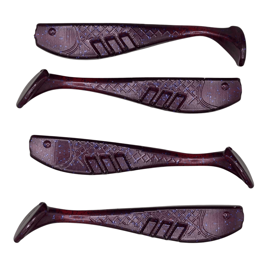 KDEN Lures - 3.5" 365 Shad KDEN Lures Plum 