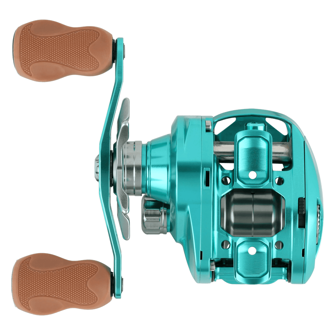 Bates - "Limited-Edition Glades Green" Salty Hundo Low-Profile Baitcast Reel Fishing Reel Bates Fishing Co 