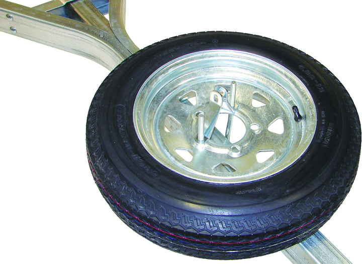 Malone Autoracks Spare Tire for MicroSport™ Trailer - 12" Galvanized - Includes Lockable Attachment Line Cutterz 