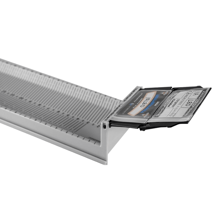 LeaderBoard - 28" Measuring Board with Built-In Identifier Holders and Cull Tabs, Overcast Grey YakAttack 