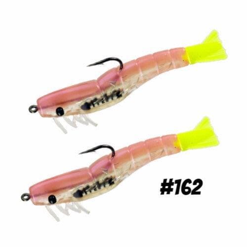 H&H TKO Shrimp Double Rig Lure H&H Lure Company 1/4oz Opening Night / Chartreuse Tail 