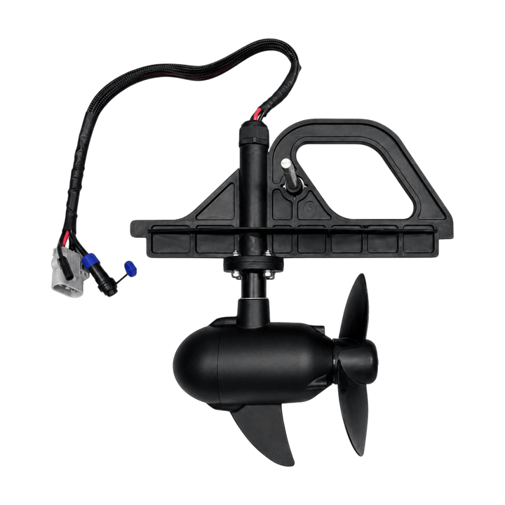 Pro Fish Gear Drop-In Electric Pod Motor System – 12V/24V Hand Throttle Motor for Fin Stalker & Fin Finder Kayaks Vessels Line Cutterz 