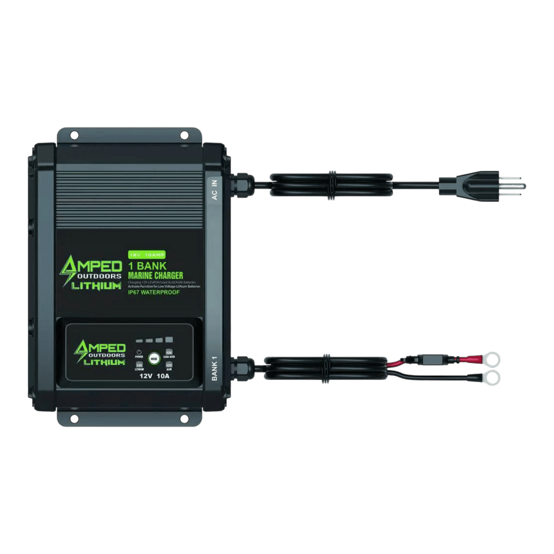 Amped Outdoors - On-Board 12V Battery Charger Amped Outdoors 10A Single 