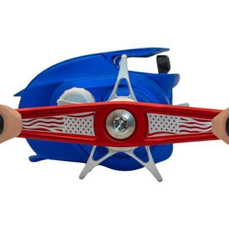 Bates - Limited Edition America 250 Salty Hundo'50 Low-Profile Baitcast Fishing Reel Bates Fishing Co 