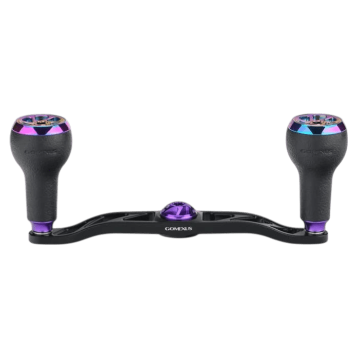 Gomexus Aluminum Handle for Baitcasting Reel with TPE Knob BDH-A27 Gomexus 100mm 7x4mm Purple/Black