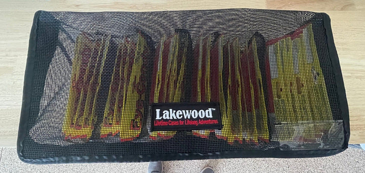 Billfold - Mesh Zippered Storage Solution for plastics Tackle Storage Lakewood Products Long 