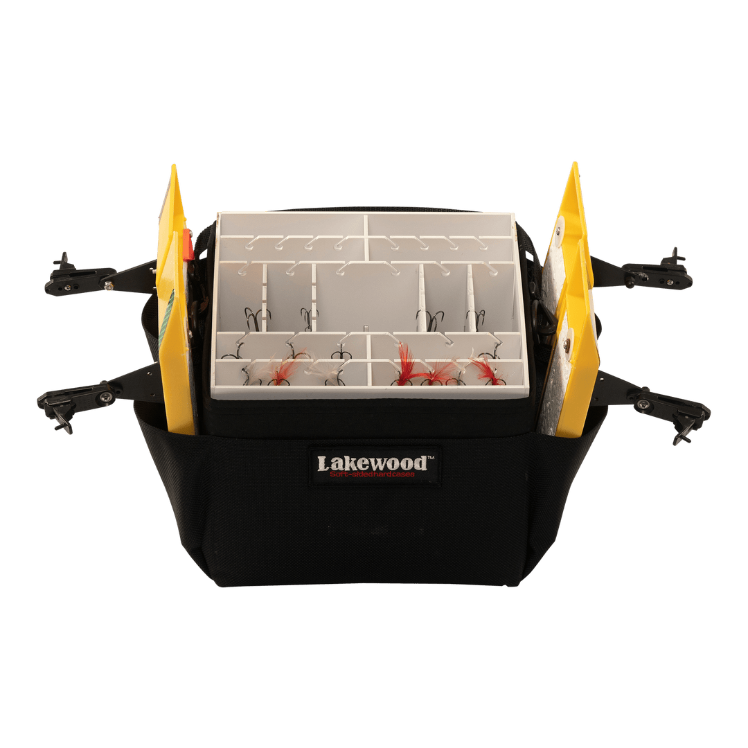 Pedestal Organizer Tackle Storage Lakewood Products Black 