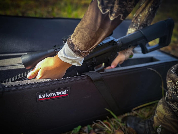 Deluxe Double Scoped Rifle or Shotgun Case Hunting & Survival Knives Lakewood Products 