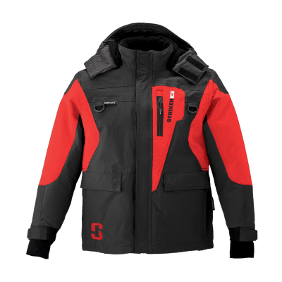 StrikerICE® Youth Predator Jacket Clothing Striker Black/Red 6 