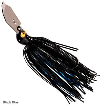 Z-Man - CrossEyeZ ChatterBait Lure Z-Man Fishing Products 3/8oz Black Blue 