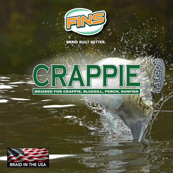 Crappie Fishing Braid Fishing Line FINS Braids 
