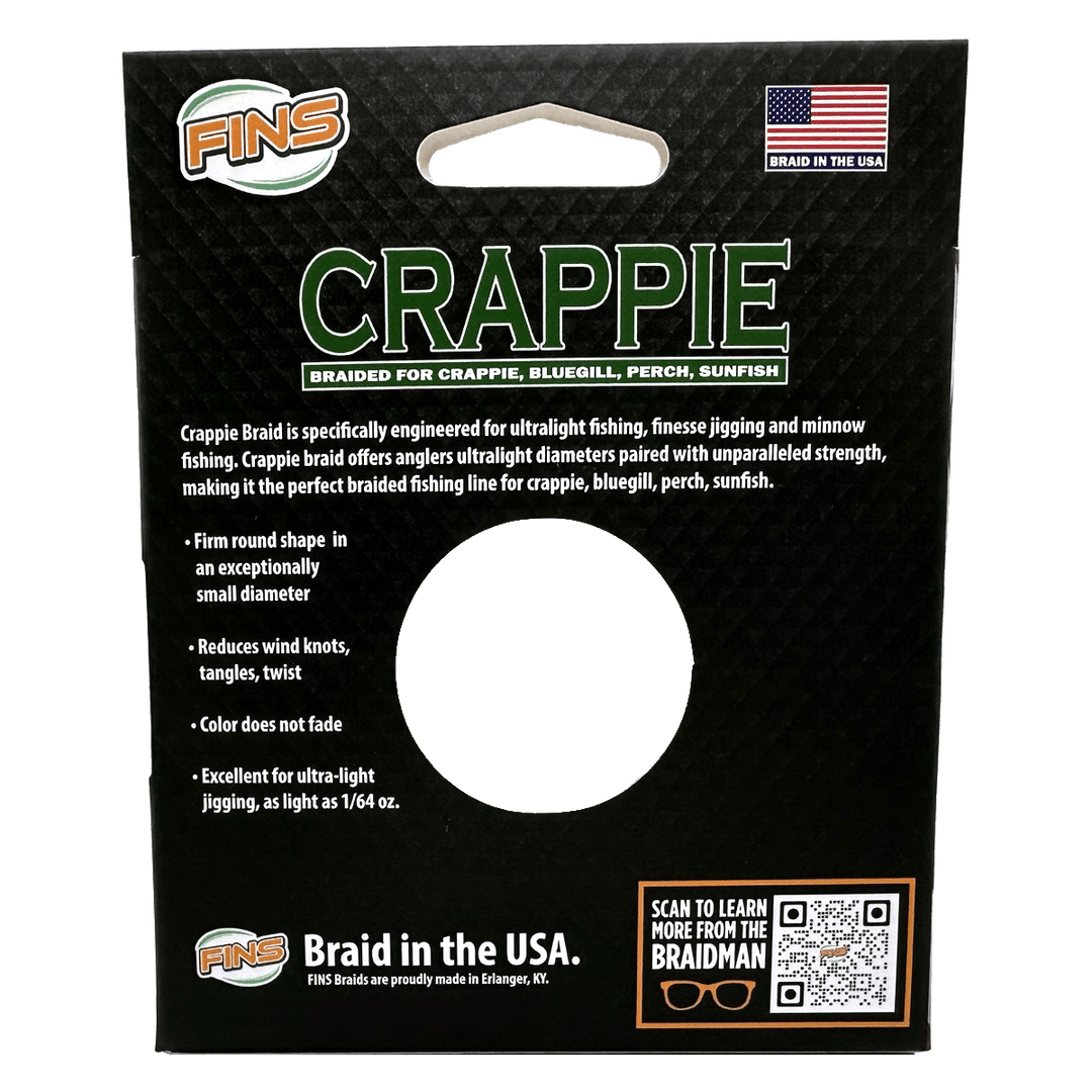 Crappie Fishing Braid Fishing Line FINS Braids 