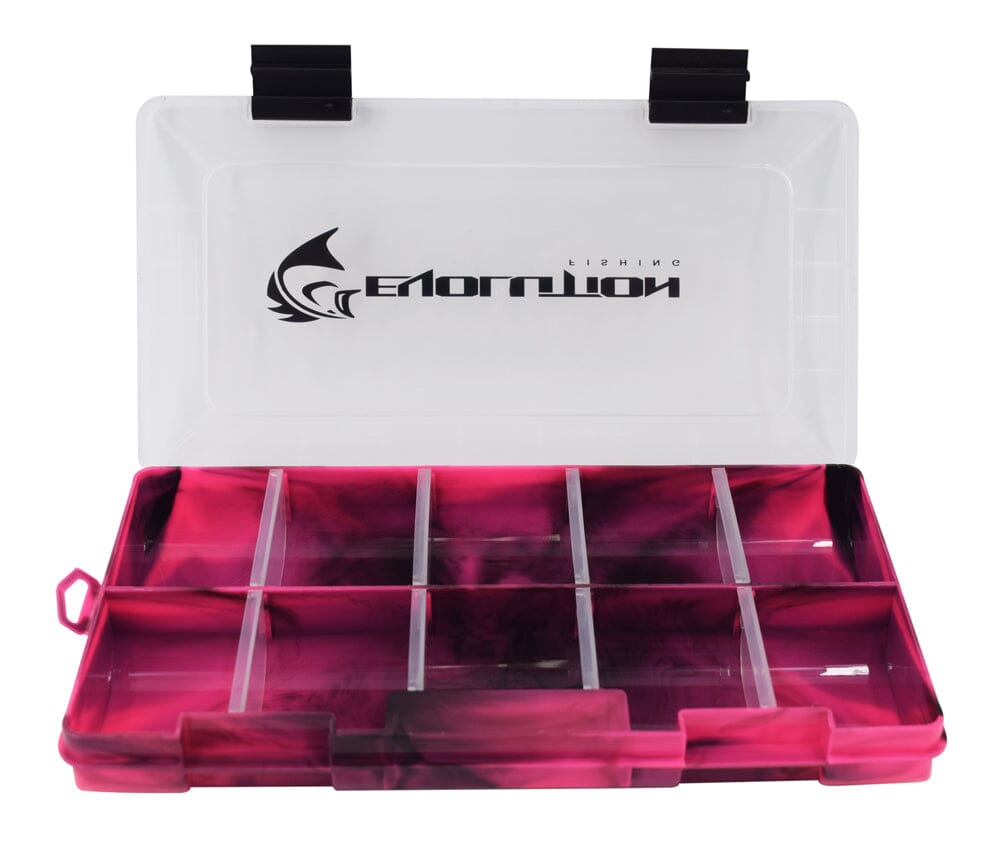 Drift Series 3500 Tackle Tray Tackle Storage Evolution Outdoor Pink Single 