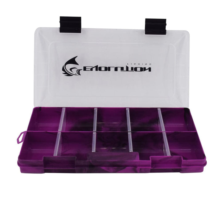 Drift Series 3500 Tackle Tray Tackle Storage Evolution Outdoor Purple Single 