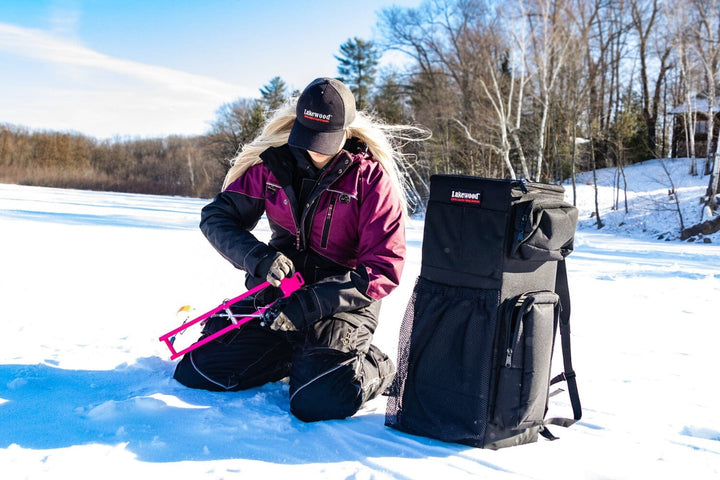 Ice Pak - Ice Fishing Storage Tackle Storage Lakewood Products 