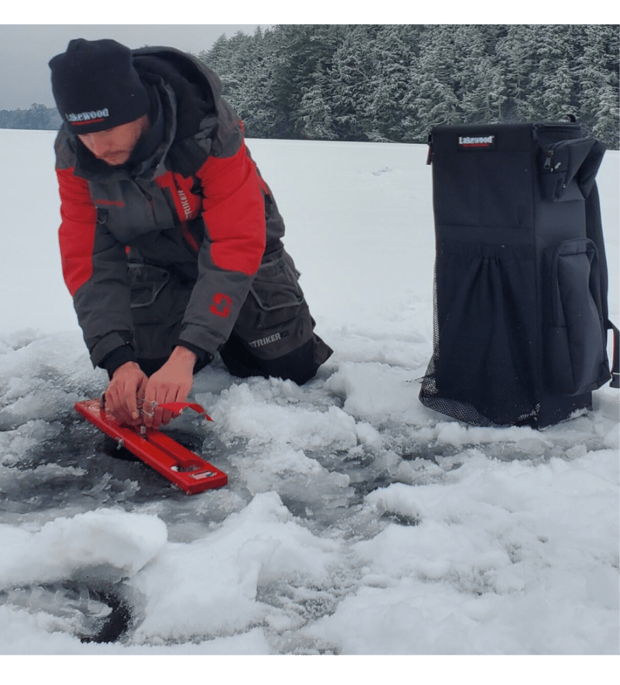 Ice Pak - Ice Fishing Storage Tackle Storage Lakewood Products 