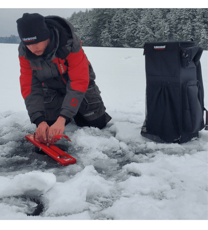 Ice Pak - Ice Fishing Storage Tackle Storage Lakewood Products 