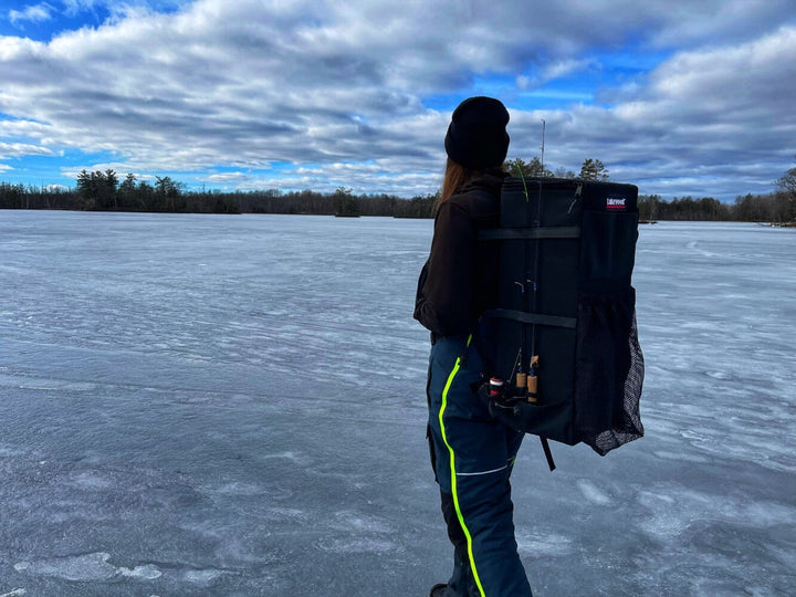 Ice Pak - Ice Fishing Storage Tackle Storage Lakewood Products 